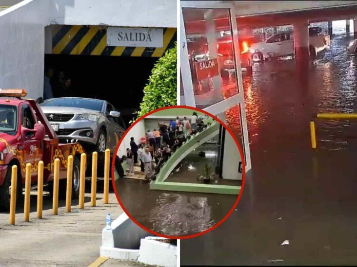 Reabren estacionamiento de Plaza Ánimas Xalapa tras inundación del 28 de agosto