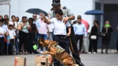 Guardia Nacional realiza muestra operativa en cuartel de Veracruz
