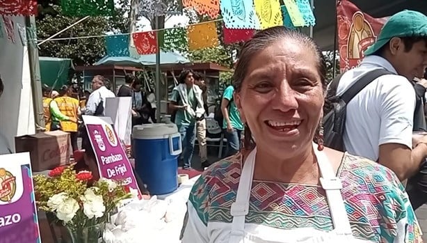 Doña Clarita presentó su pambazo a la BBQ en festival de Xalapa (+Video)