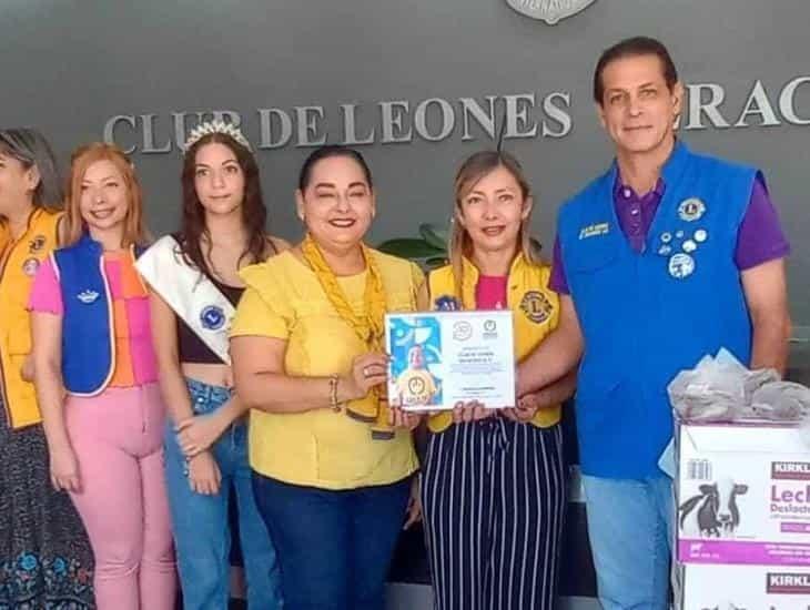 Club de Leones de Veracruz realiza noble labor