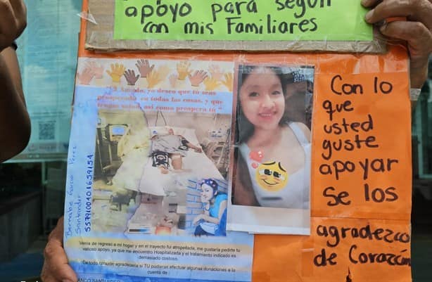 Piden apoyo para joven atropellada en Papantla