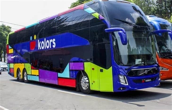 Estas son las corridas de Kolors saliendo de Xalapa al puerto de Veracruz