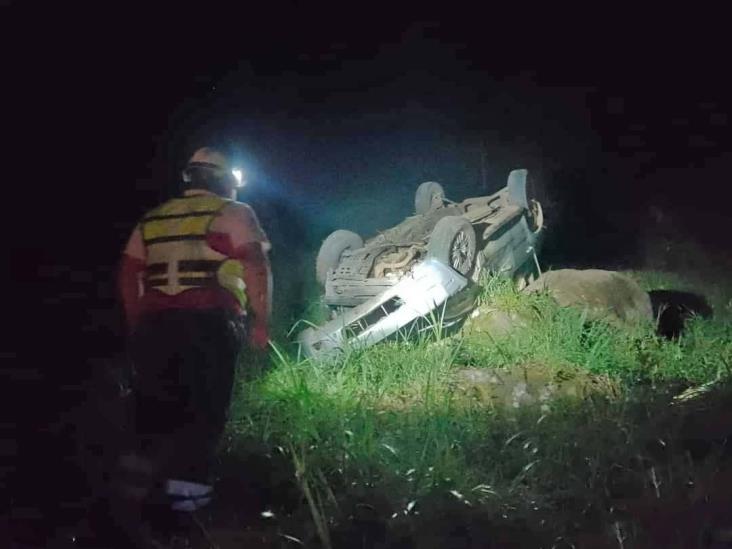 Camioneta termina destrozada tras accidente en la Misantla-Xalapa