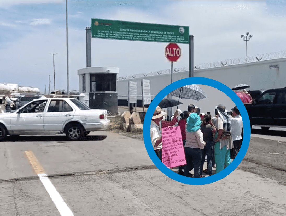 Pescadores bloquean acceso a San Juan de Ulúa; exigen indemnización de Asipona Veracruz