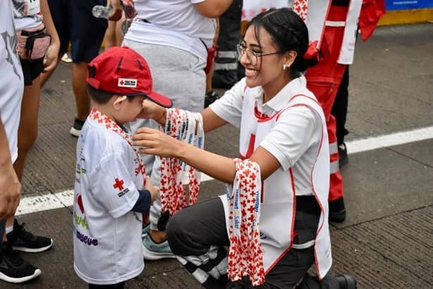 Realiza Cruz Roja la carrera Todo México Salvando Vidas  en el Puerto de Veracruz