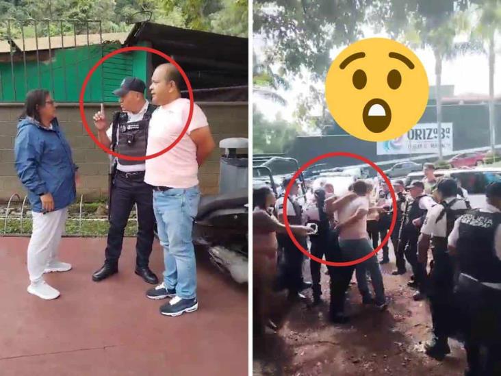 Denuncian presunto abuso policial en balneario de Orizaba (+Video)