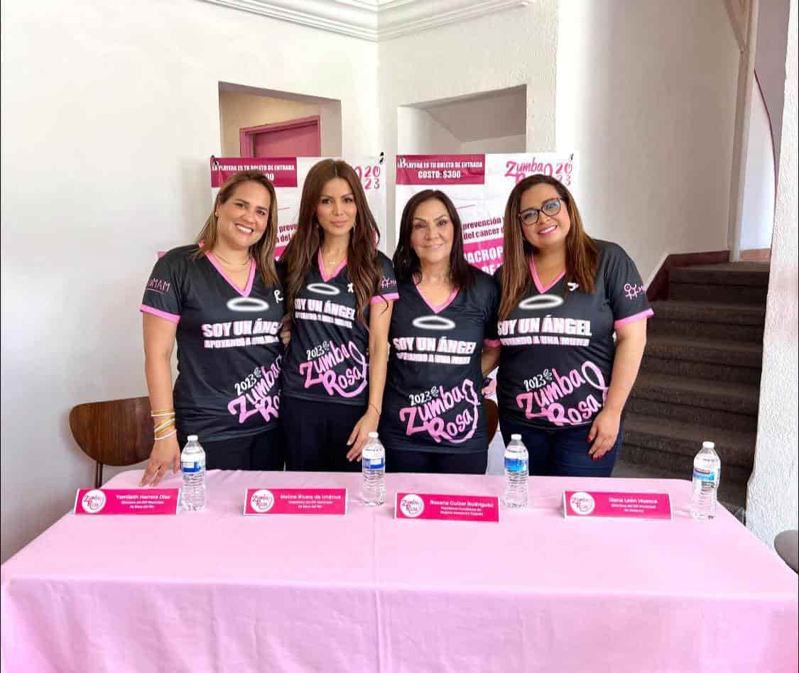 Con el fin de ayudar llevarán a cabo Zumba Rosa 2023