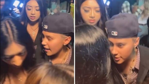 Yahritza intenta saludar de beso a una fan y es rechazada: el momento quedó grabado en video (+Video)