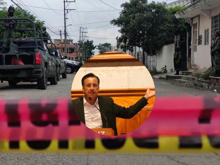 Cuitláhuac presume  baja de homicidios en Veracruz; cifras no cuadran