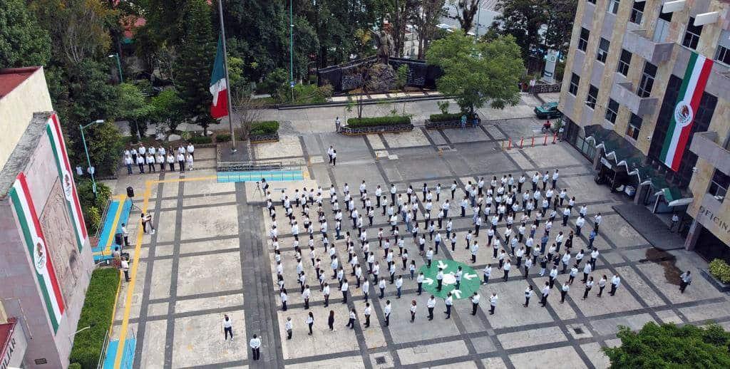 Conmemoró IMSS Veracruz Norte el 213 Aniversario de la Independencia de México