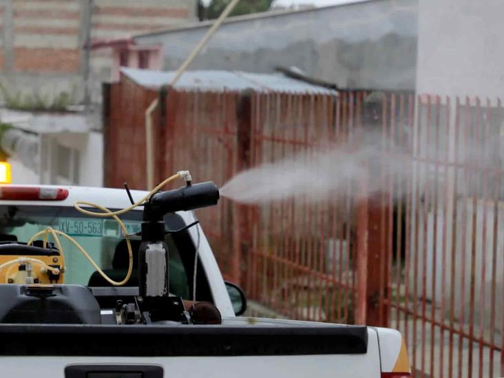 Realizan en Xalapa jornadas de nebulización contra el dengue