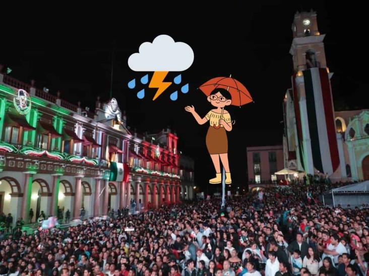 ¿Va a llover en Xalapa la noche del 15 de septiembre?