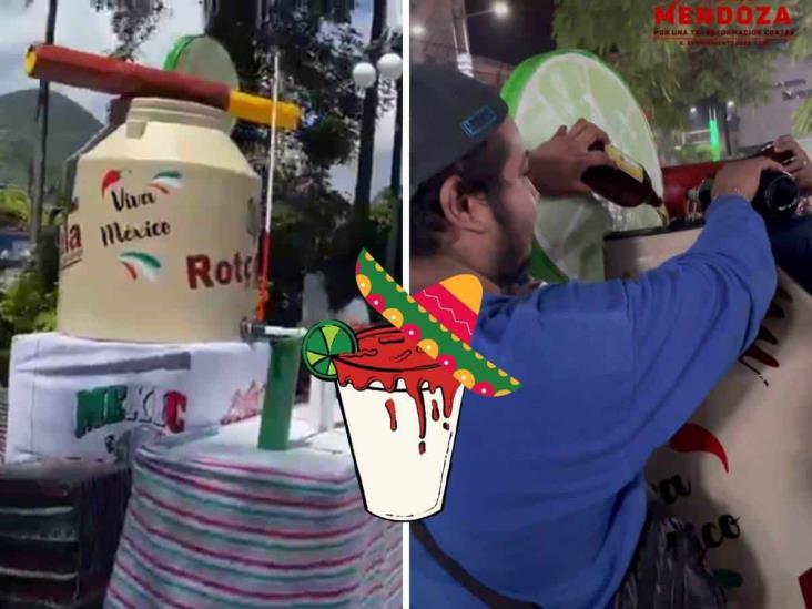 ‘Rotochela’ causa controversia en Ciudad Mendoza; ¡cerveza gratis! (+Video)