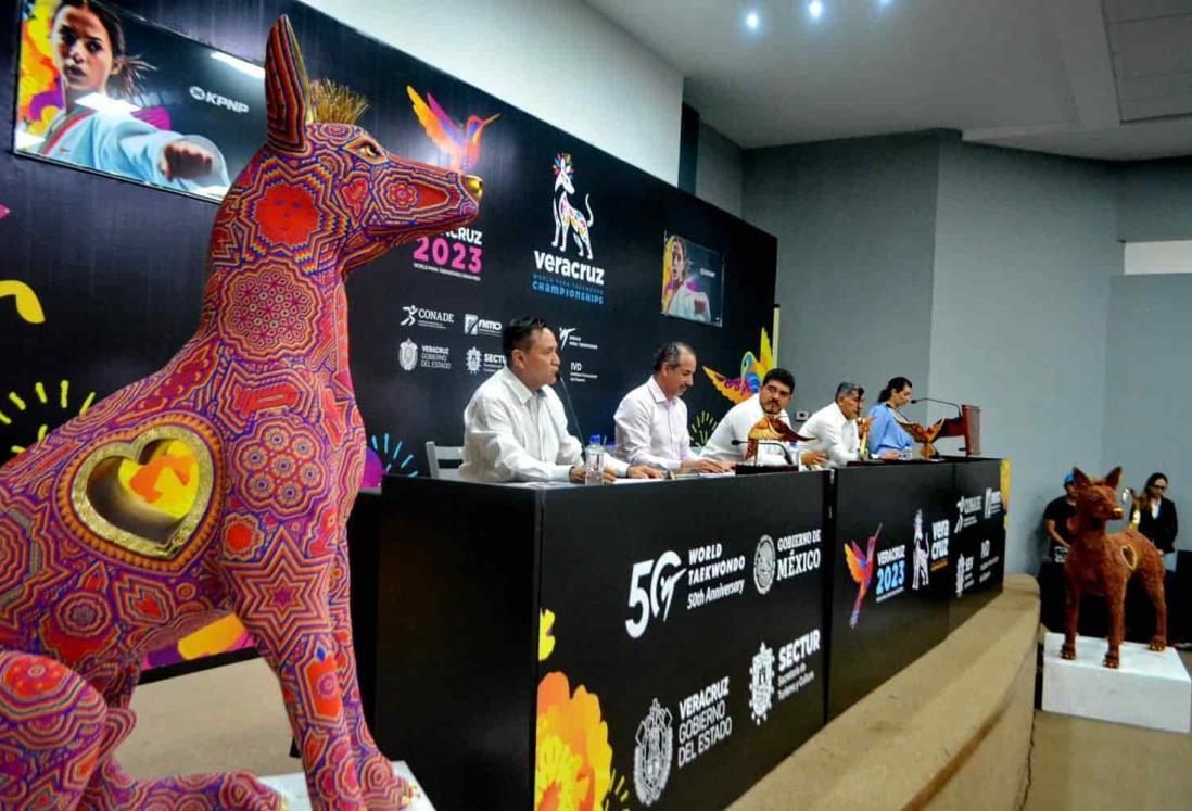 Presentan eventos Mundiales de TKD en Veracruz