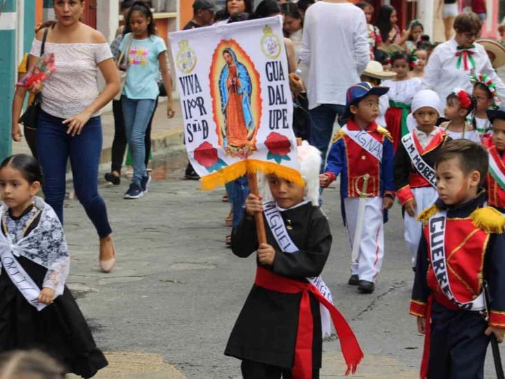 Celebran la Independencia de México en escuelas de Misantla