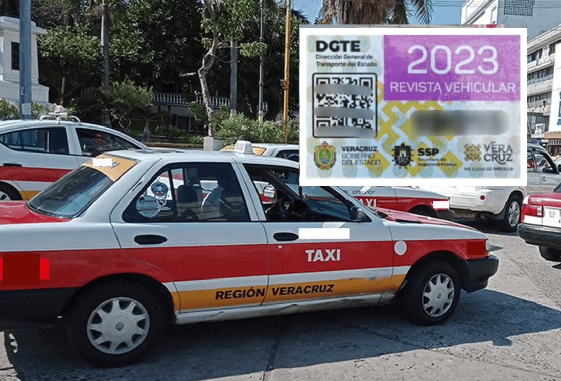 ¿Eres taxista? Aquí podrás acudir a realizar la revista vehicular en Veracruz