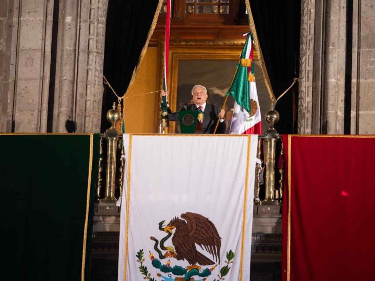 AMLO: Soberanía, amor y migrantes, entre las 26 arengas de su penúltimo Grito