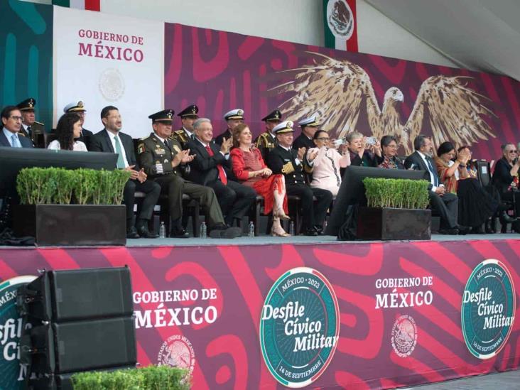 Unidad y lealtad: AMLO encabeza desfile militar del 16 de septiembre