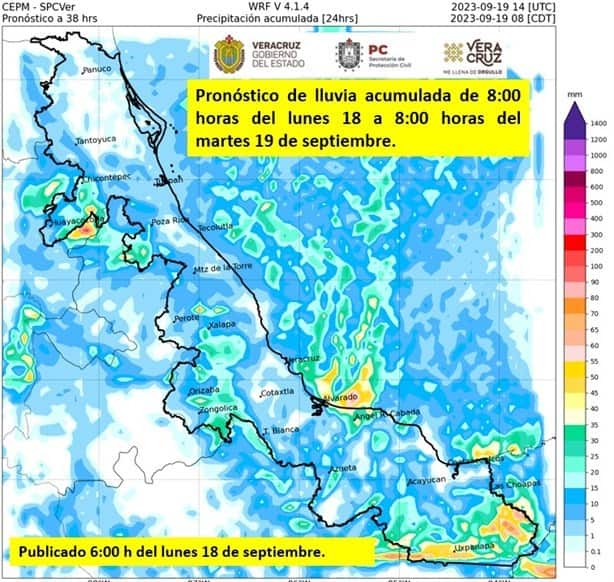 Así estará el clima en Xalapa este lunes 18 de septiembre