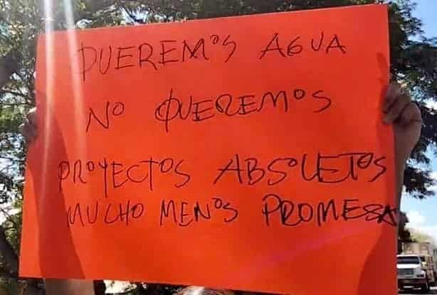 Naranjos al límite: Exigen a Cuitláhuac atender desabasto de agua en norte de Veracruz