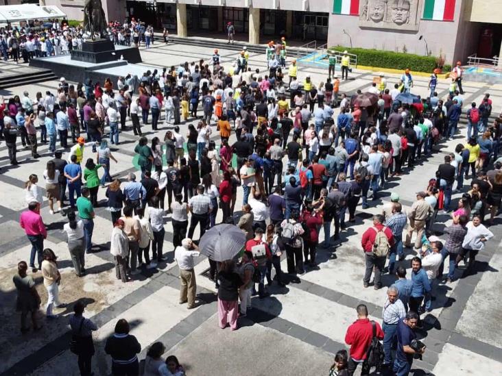 IMSS Veracruz Norte participó en el Simulacro nacional