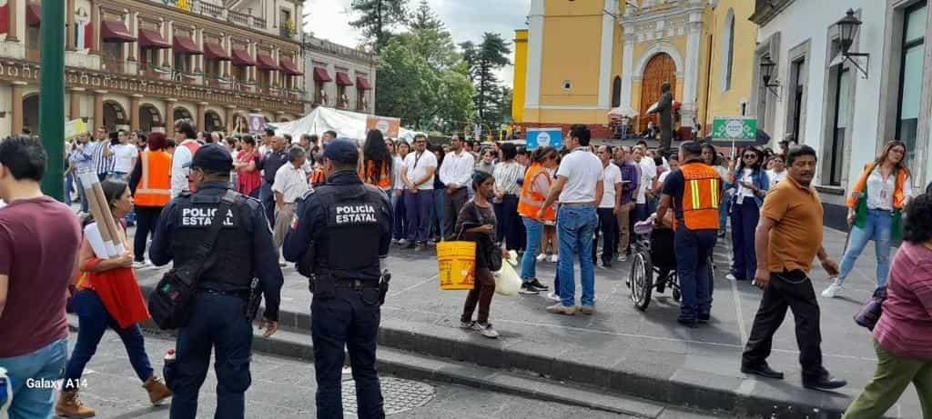 Evacuan torre SSP en Xalapa por supuesto sismo ¿Lo sentiste?