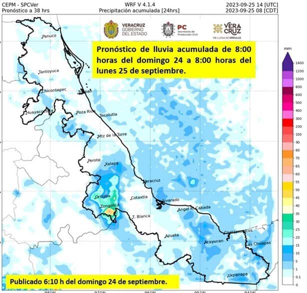 Así estará el clima en Xalapa este domingo 24 de septiembre