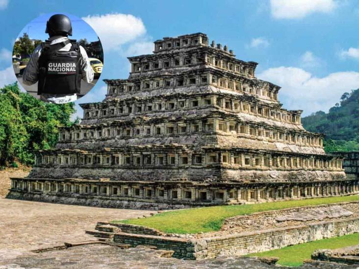 Guardia Nacional refuerza seguridad en zona arqueológica de El Tajín