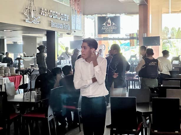 Conato de incendio en restaurante de Plaza El Dorado,  en Boca del Río | VIDEO