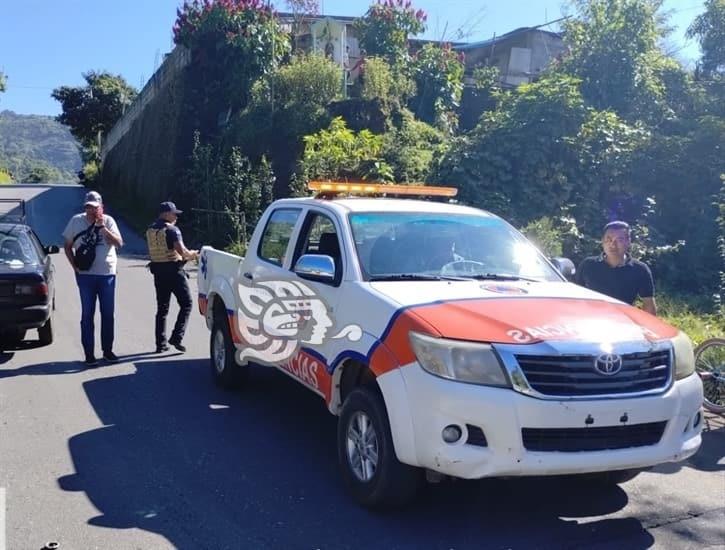 Joven motociclista es atropellado por vehículo que viajaba a exceso de velocidad en Atzacan