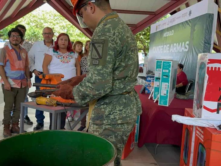 Arranca campaña de canje de armas en Poza Rica (+Video)