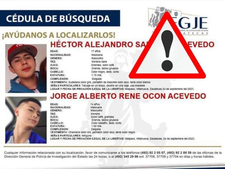 Reportan secuestro de siete jóvenes en Zacatecas; FGJE ya indaga