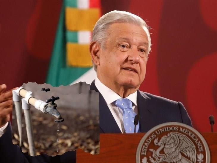 AMLO: Indica plan de Conagua para atender la escasez de agua a nivel nacional