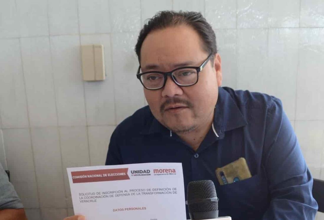 Raúl Campos Rendón se inscribe a proceso de la 4T en Veracruz