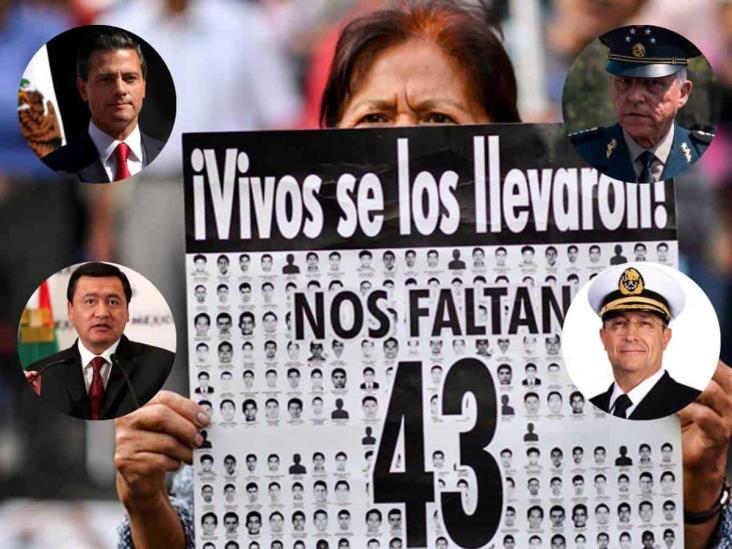 Caso Ayotzinapa: piden ir por EPN, Osorio Chong, Cienfuegos y Soberón