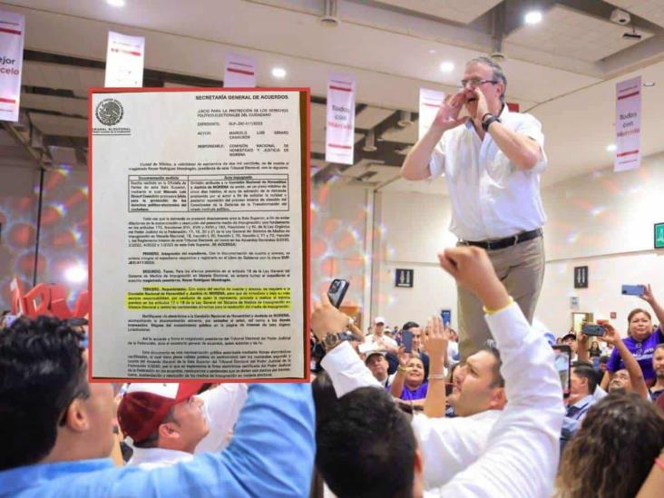 Marcelo Ebrard: Tribunal Electoral ordena a Morena responder impugnación