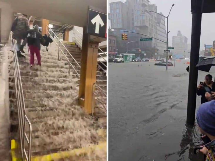 Nueva York bajo el agua; declaran emergencia en la gran manzana (+Video)