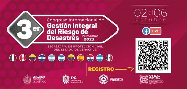 Invita SPC Veracruz a congreso de Gestión Integral de Riesgo