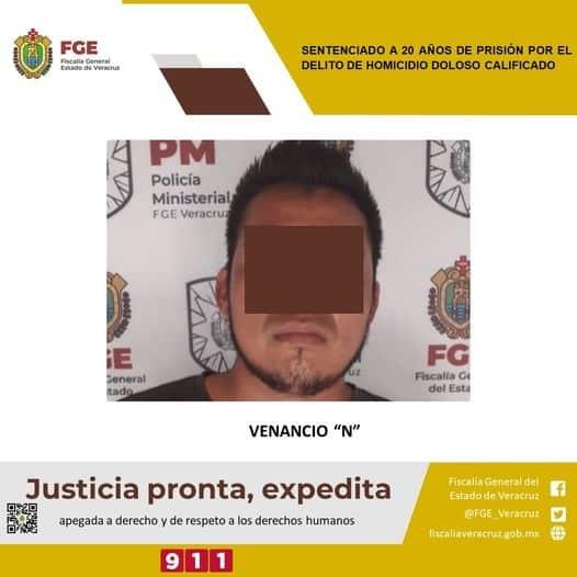 Dan sentencia de 20 años de prisión a homicida en Córdoba