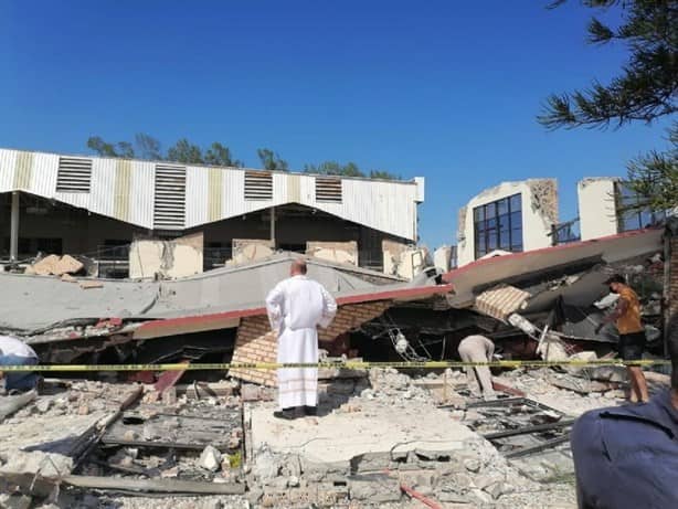 Derrumbe de Iglesia en Ciudad Madero, Tamaulipas deja 10 muertos y 60 heridos (+Video) 