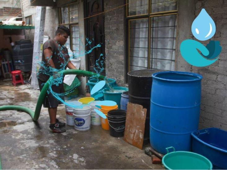 Estas son las colonias de Xalapa que tendrán servicio de agua solo 8 días de octubre