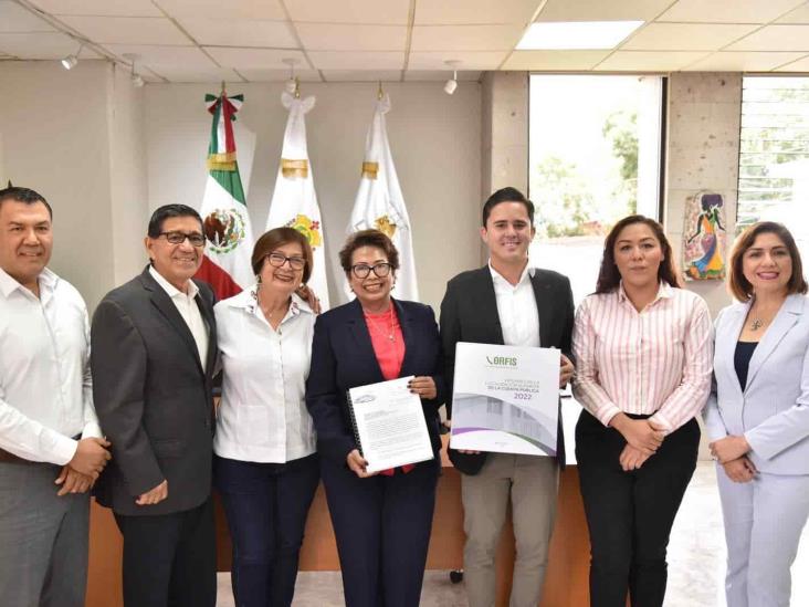 Recibe Congreso de Veracruz el Informe de Resultados de la Cuenta Pública 2022