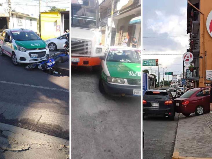 No paran los accidentes en Xalapa; ¿cuántos van este 04 de octubre?