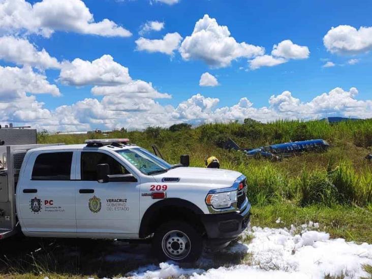 ¿Qué pasó con los tripulantes de la avioneta que cayó en El Lencero? (+Video)