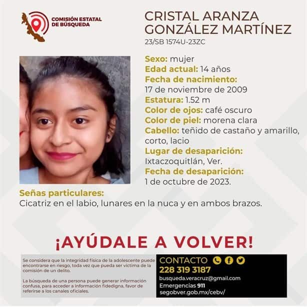 Desaparecen 3 personas en zona centro de Veracruz; 2 son menores de edad