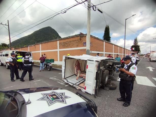 Choque entre motocicletas, en Orizaba, deja dos personas lesionadas (+Video)