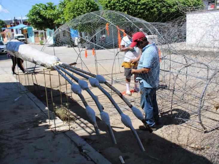 ¡Habrá catrina monumental en Misantla! Habitantes comienzan elaboración