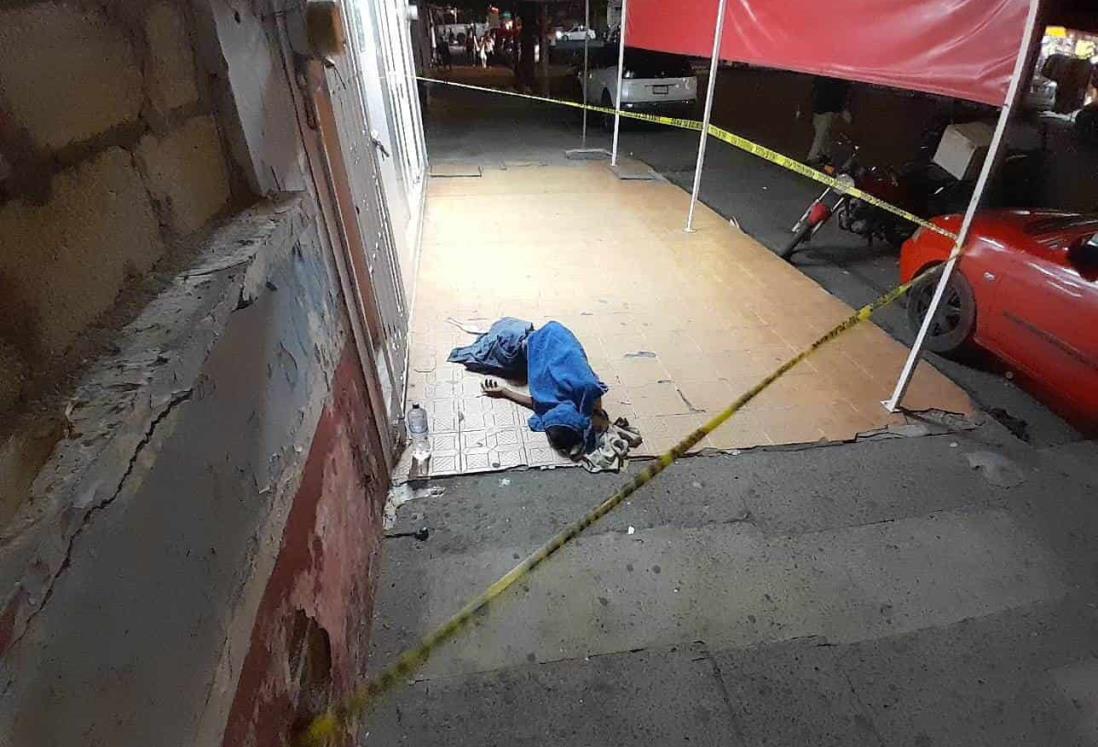 Muere hombre en calle de la zona centro de Veracruz