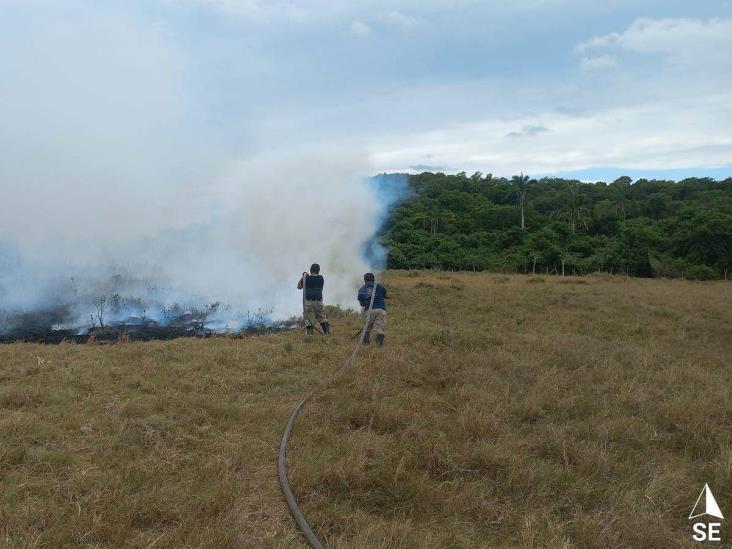 PC de Veracruz reporta liquidado incendio en Nautla