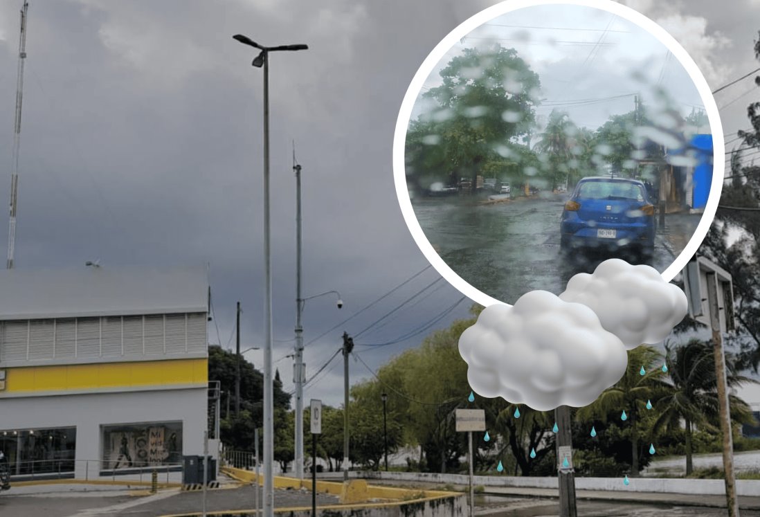 Ingresa Frente Frío 4 a Veracruz; se registran lluvias en la conurbación